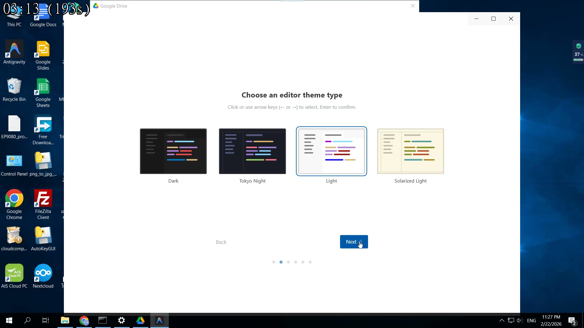 กด Sign in with Google