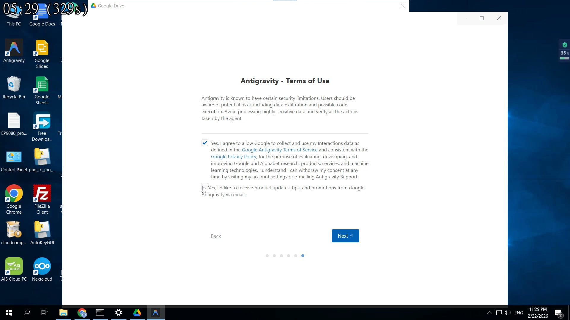 ทดสอบเพิ่ม — Antigravity ทำอะไรได้